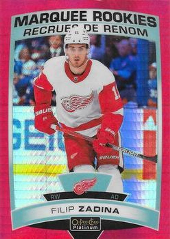 Filip Zadina 2019 O-Pee-Chee Platinum #173 Red Prism /199 Rookie RAW