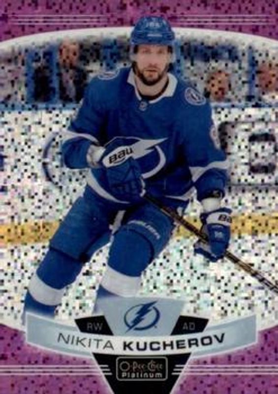 Nikita Kucherov 2019 O-Pee-Chee Platinum #100 Violet Pixels /399 RAW