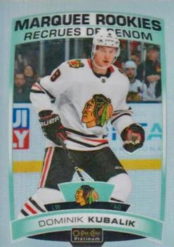 Dominik Kubalik 2019 O-Pee-Chee Platinum #186 Rainbow Rookie RAW
