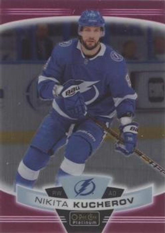 Nikita Kucherov 2019 O-Pee-Chee Platinum #100 Matte Pink RAW