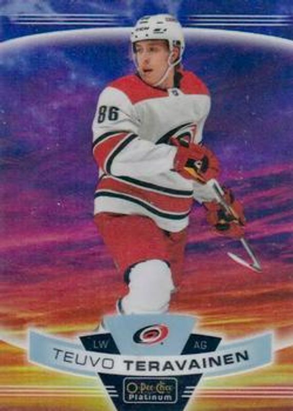 Teuvo Teravainen 2019 O-Pee-Chee Platinum #27 Sunset RAW