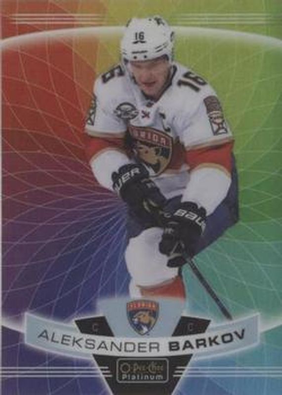 Aleksander Barkov 2019 O-Pee-Chee Platinum #66 Rainbow Color Wheel RAW