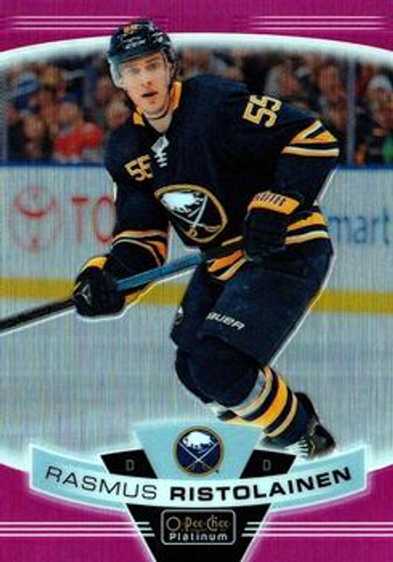 Rasmus Ristolainen 2019 O-Pee-Chee Platinum #77 Matte Pink RAW