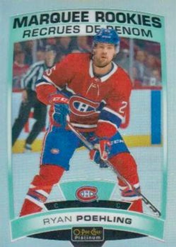 Ryan Poehling 2019 O-Pee-Chee Platinum #197 Rainbow Rookie RAW