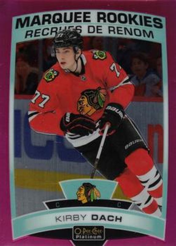 Kirby Dach 2019 O-Pee-Chee Platinum #151 Matte Pink Rookie RAW