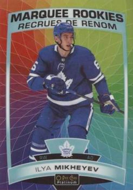 Ilya Mikheyev 2019 O-Pee-Chee Platinum #171 Rainbow Color Wheel Rookie RAW