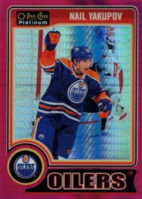 Nail Yakupov 2014 O-Pee-Chee Platinum #98 Red Prism /135 RAW