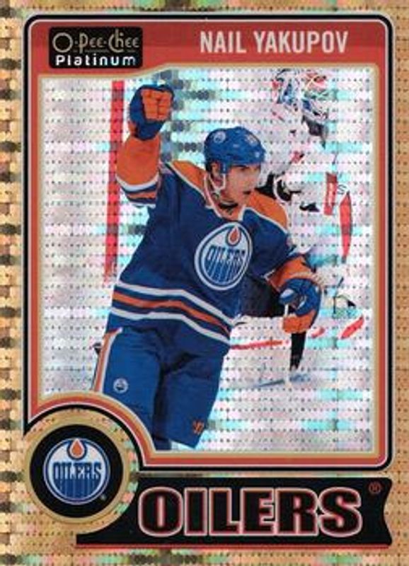 Nail Yakupov 2014 O-Pee-Chee Platinum #98 Seismic Gold /50 RAW