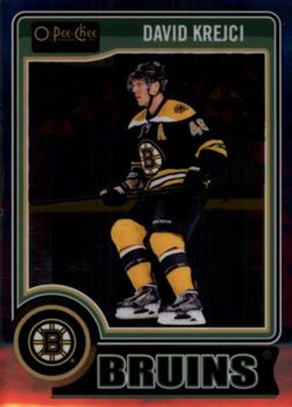 David Krejci 2014 O-Pee-Chee Platinum #147 Base RAW