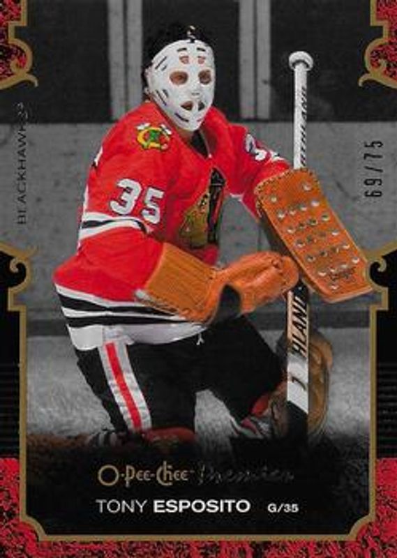 Tony Esposito 2007 O-Pee-Chee Premier #35 Gold /50 RAW