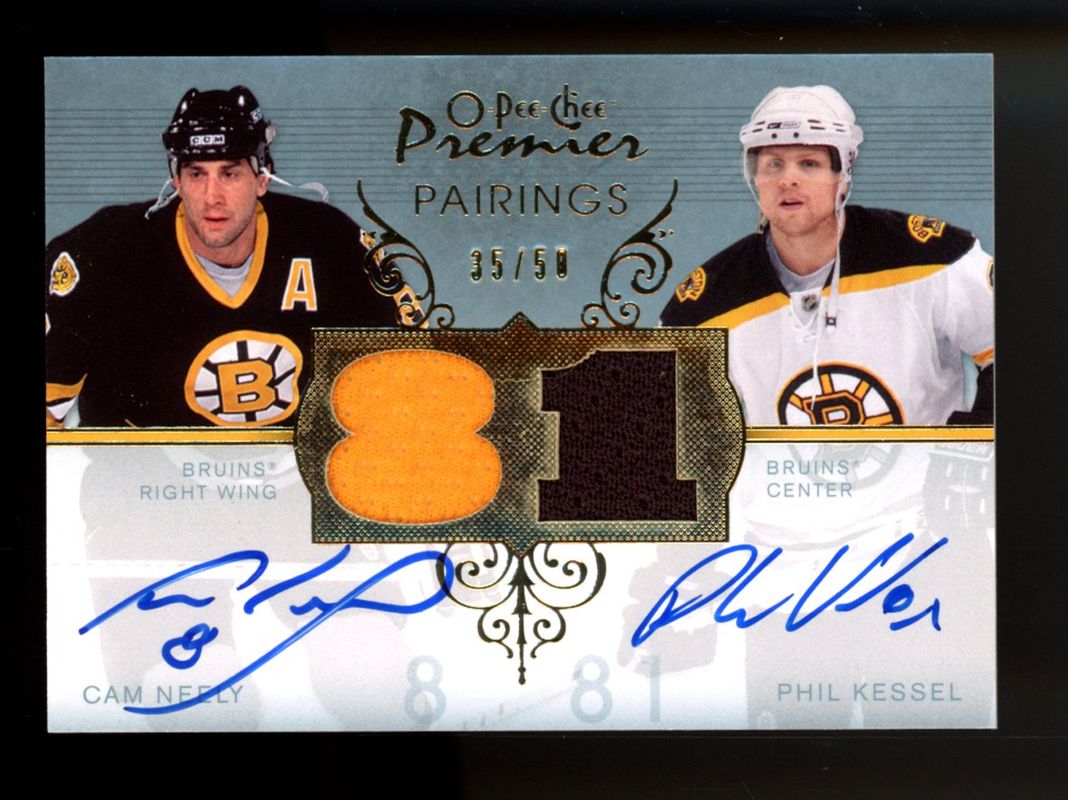 2007 O-Pee-Chee Premier #PC-CP Pairings Autographed Jersey /50