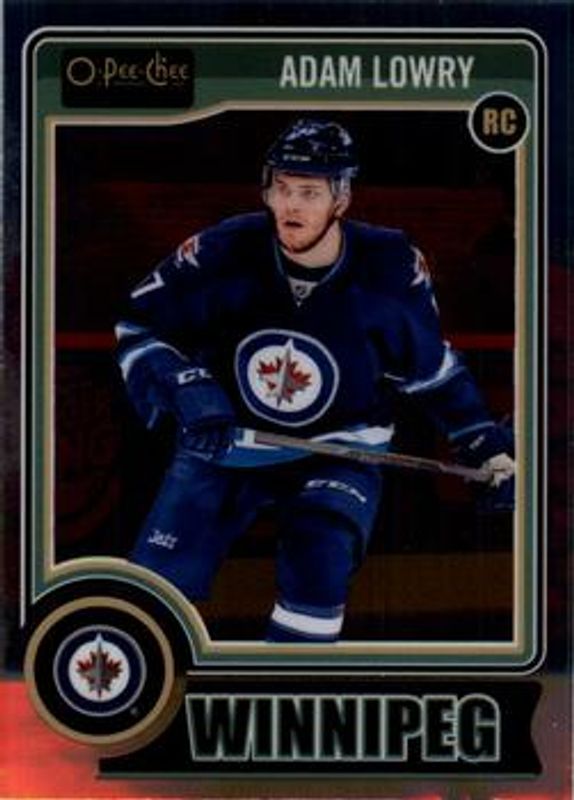 Adam Lowry 2014 O-Pee-Chee Platinum #164 Base Rookie RAW