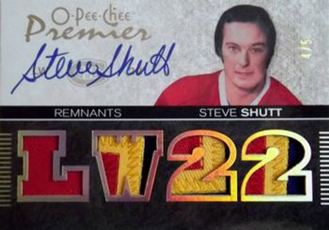 2007 O-Pee-Chee Premier #PR-SS Remnants Quads Patches Autographs /5