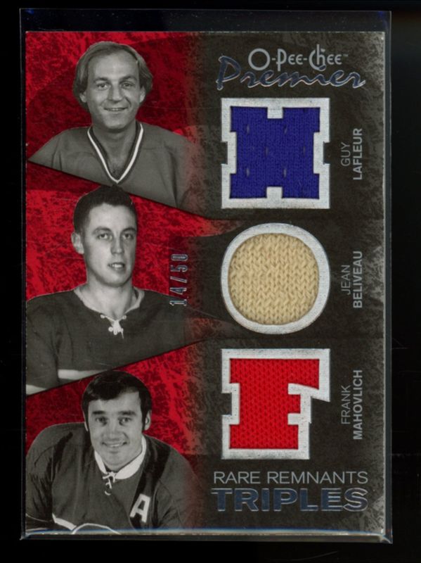 2007 O-Pee-Chee Premier #PT-BLM Rare Remnants Triples /50