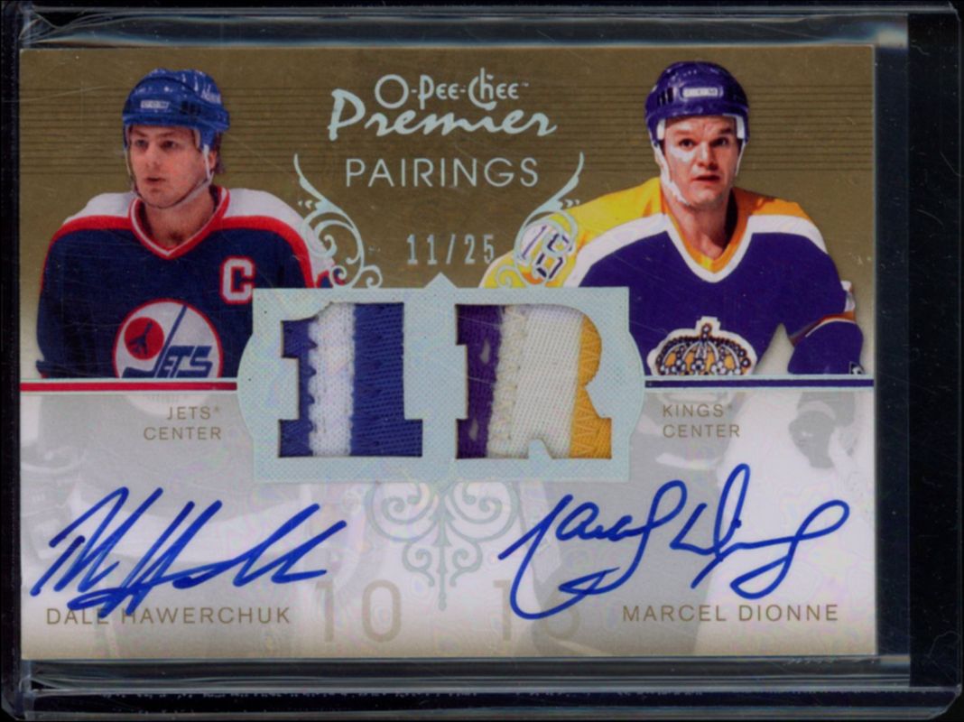 2007 O-Pee-Chee Premier #PC-DH Pairings Autographed Patch /25