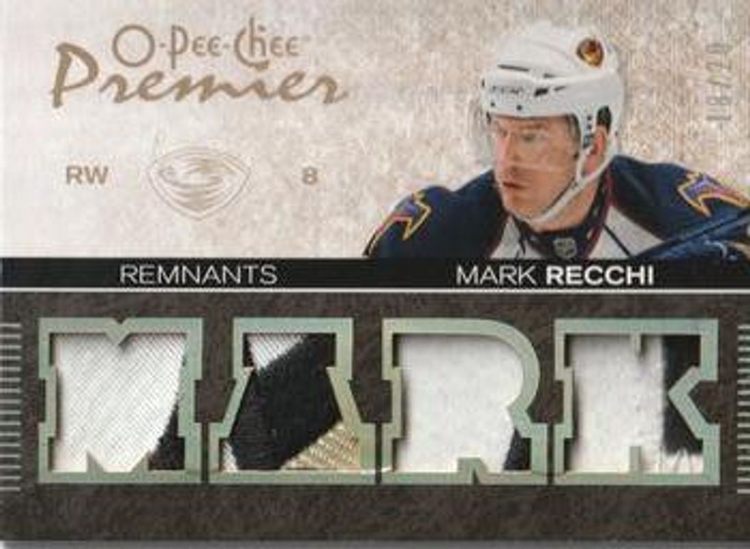 2007 O-Pee-Chee Premier #PR-MR Remnants Quads Patches /20