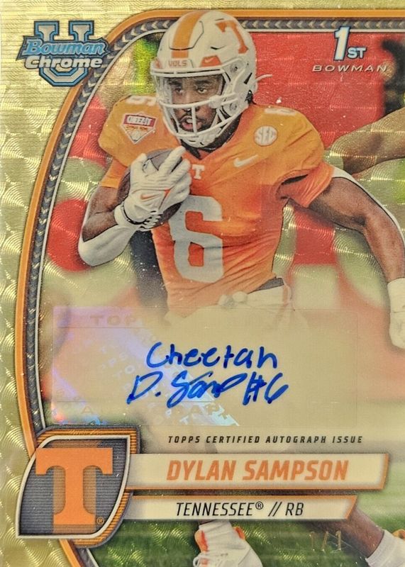 2024 Bowman Chrome University #PA-DSA Prospect Auto - Superfractor /1 (1st)