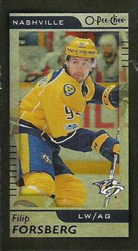 Filip Forsberg 2017 O-Pee-Chee #M-18 Minis Black Foil RAW