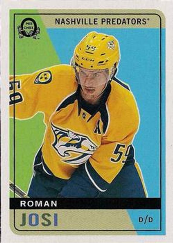Roman Josi 2017 O-Pee-Chee #410 Retro RAW