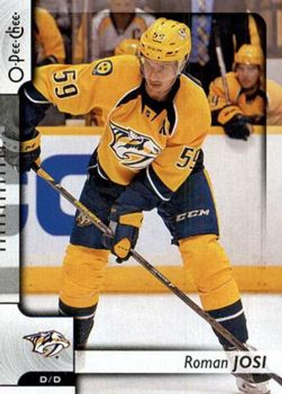 Roman Josi 2017 O-Pee-Chee #410 Base RAW