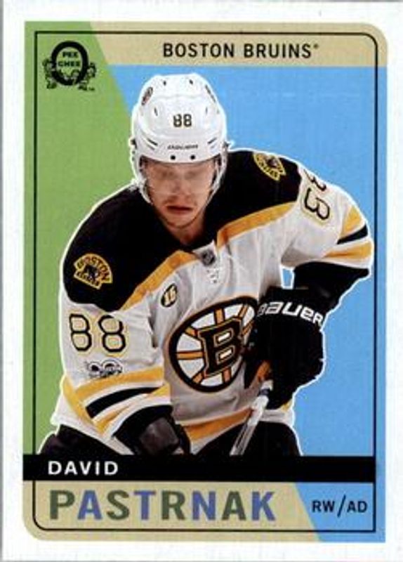 David Pastrnak 2017 O-Pee-Chee #44 Retro RAW