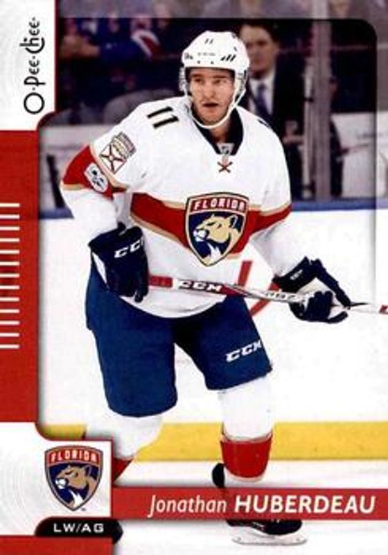 Jonathan Huberdeau 2017 O-Pee-Chee #398 Red RAW