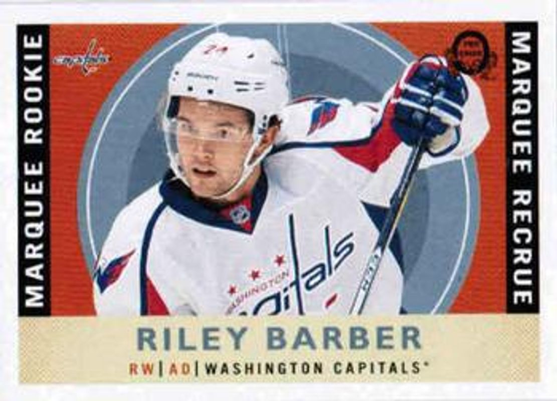 Riley Barber 2017 O-Pee-Chee #545 Retro Blank Back Rookie RAW