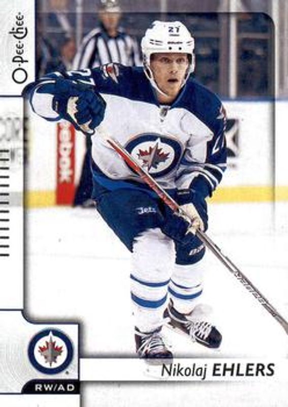 Nikolaj Ehlers 2017 O-Pee-Chee #126 Base RAW