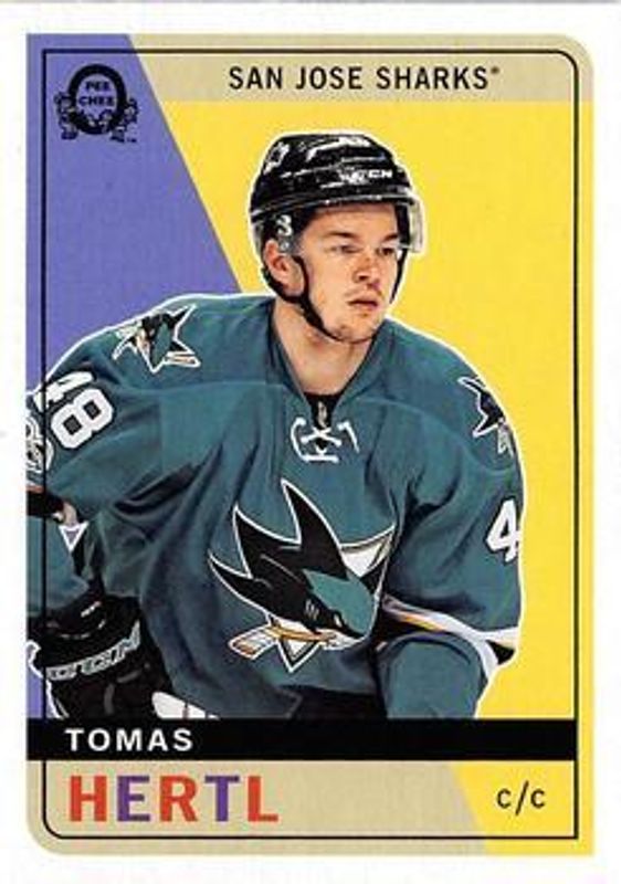 Tomas Hertl 2017 O-Pee-Chee #191 Retro Blank Back RAW