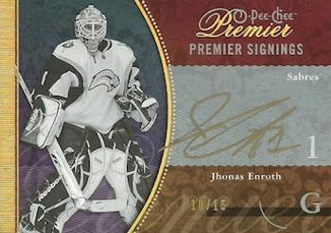 2009 O-Pee-Chee Premier #PS-JE Signings - Gold /15