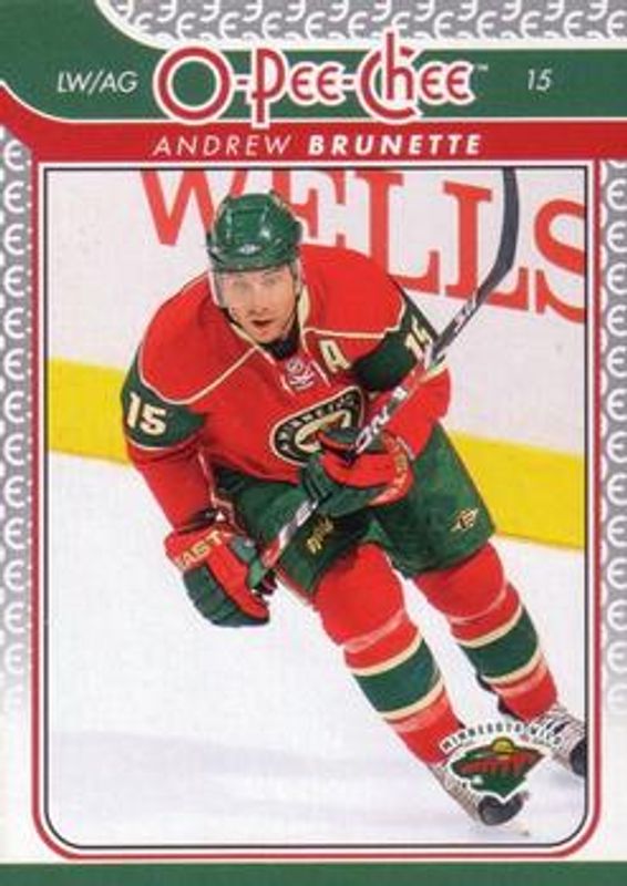 Andrew Brunette 2009 O-Pee-Chee #432 Base RAW