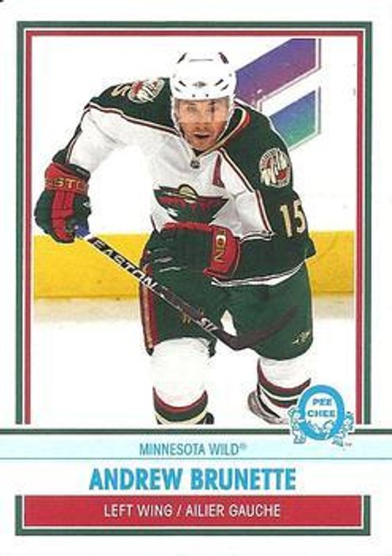 Andrew Brunette 2009 O-Pee-Chee #432 Retro Blank Back RAW