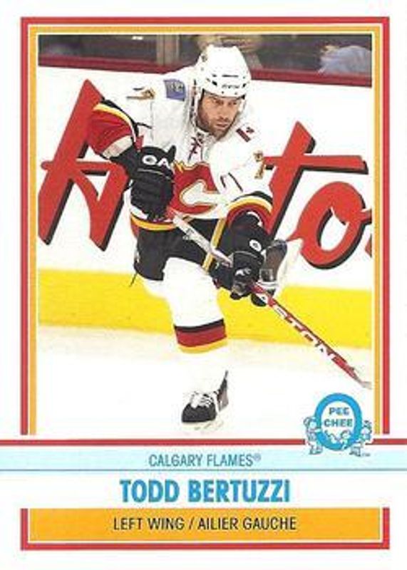 Todd Bertuzzi 2009 O-Pee-Chee #210 Retro Blank Back RAW