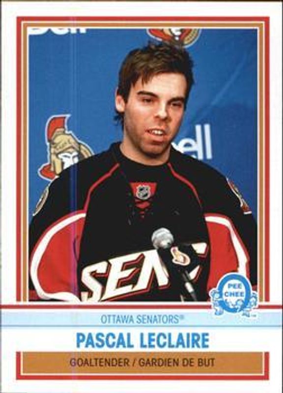 Pascal Leclaire 2009 O-Pee-Chee #213 Retro Blank Back RAW