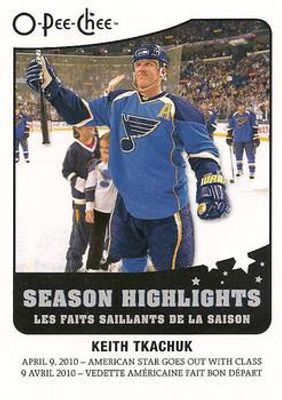 2010 O-Pee-Chee #SH-3 Season Highlights