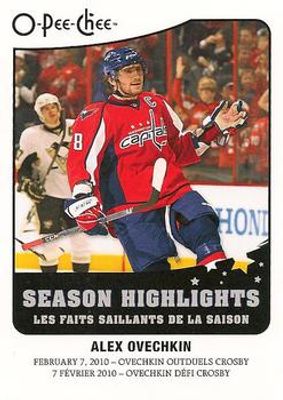 2010 O-Pee-Chee #SH-2 Season Highlights