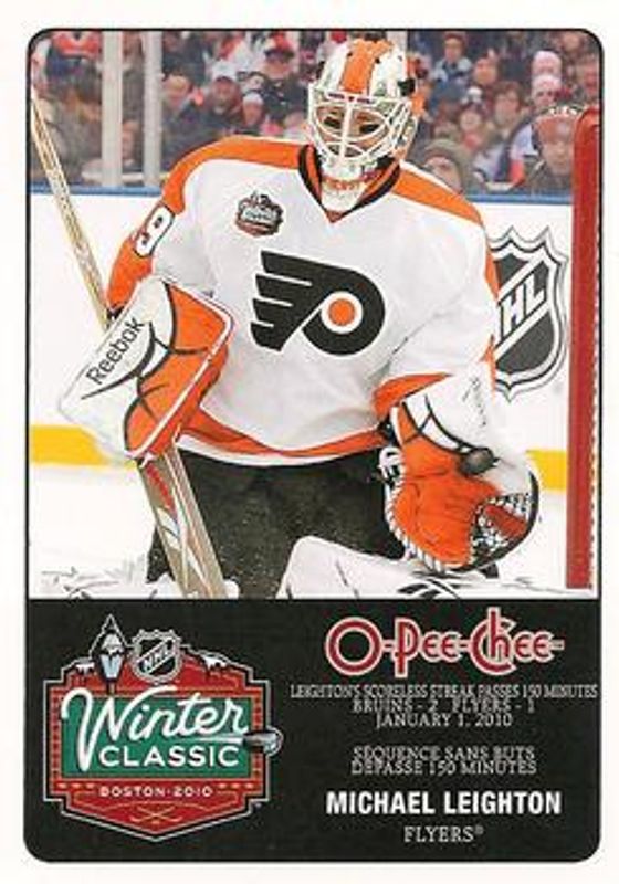 Michael Leighton 2010 O-Pee-Chee #WC-7 Winter Classic RAW