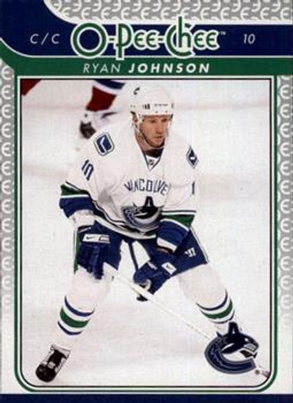 Ryan Johnson (NHL) 2009 O-Pee-Chee #661 Base RAW