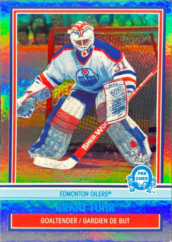 Grant Fuhr 2009 O-Pee-Chee #581 Retro Rainbow /100 RAW