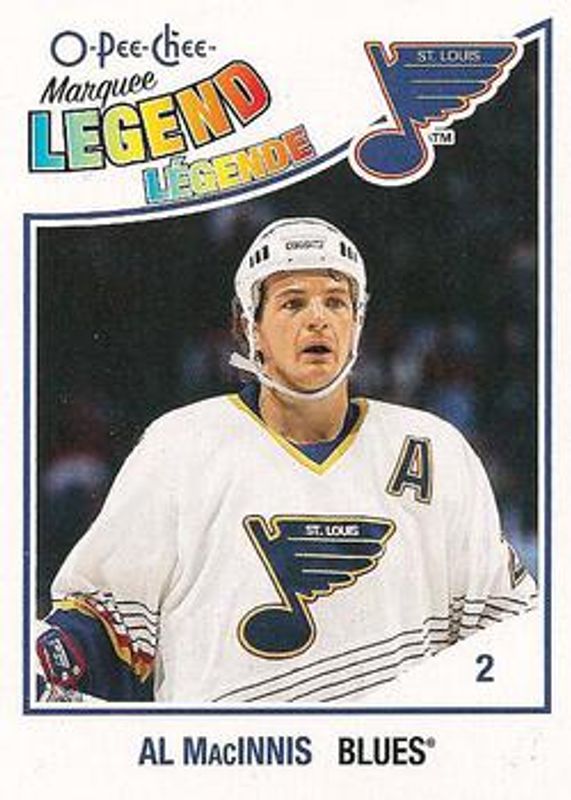 Al MacInnis 2010 O-Pee-Chee #576 Base RAW