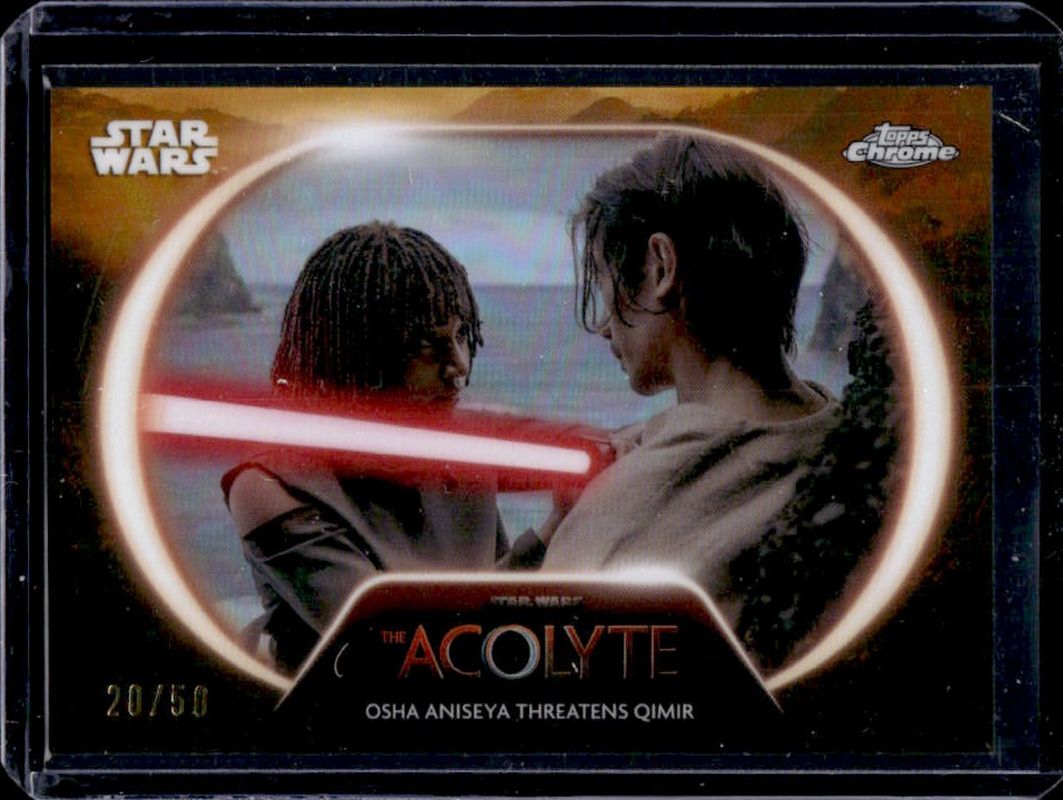 2025 Topps Chrome Star Wars #AC-14 Acolyte - Gold Refractor /50