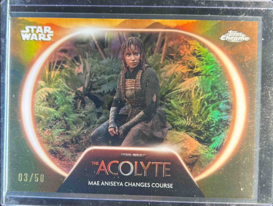 2025 Topps Chrome Star Wars #AC-10 Acolyte - Gold Refractor /50