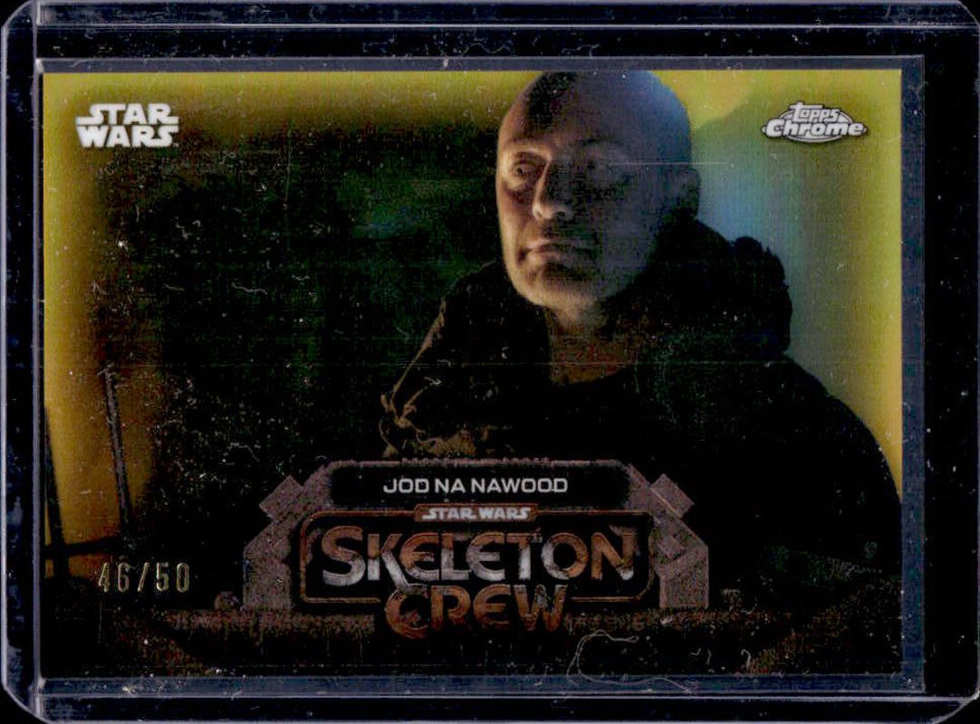2025 Topps Chrome Star Wars #SC-10 Skeleton Crew - Gold Refractor /50