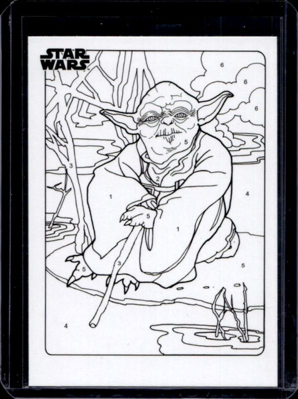 Yoda 2025 Topps Chrome Star Wars #CP-24 Star Wars By the Number RAW