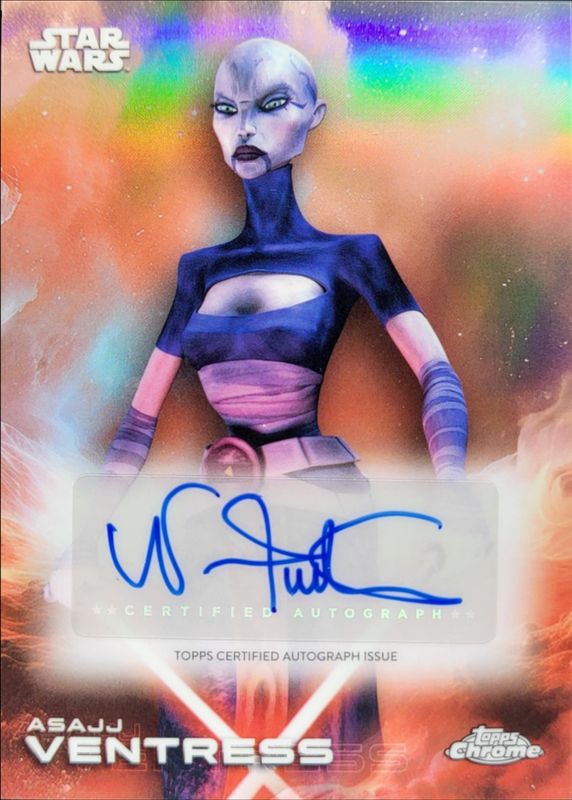 2025 Topps Chrome Star Wars #A-AJ Autographs