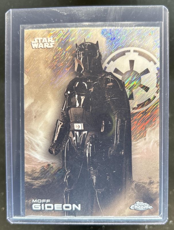 2025 Topps Chrome Star Wars #91 Black & White Shimmer Refractor