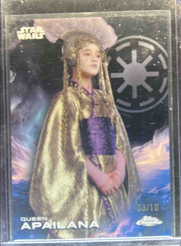 Queen Apailana 2025 Topps Chrome Star Wars #151 Mustafar Black
