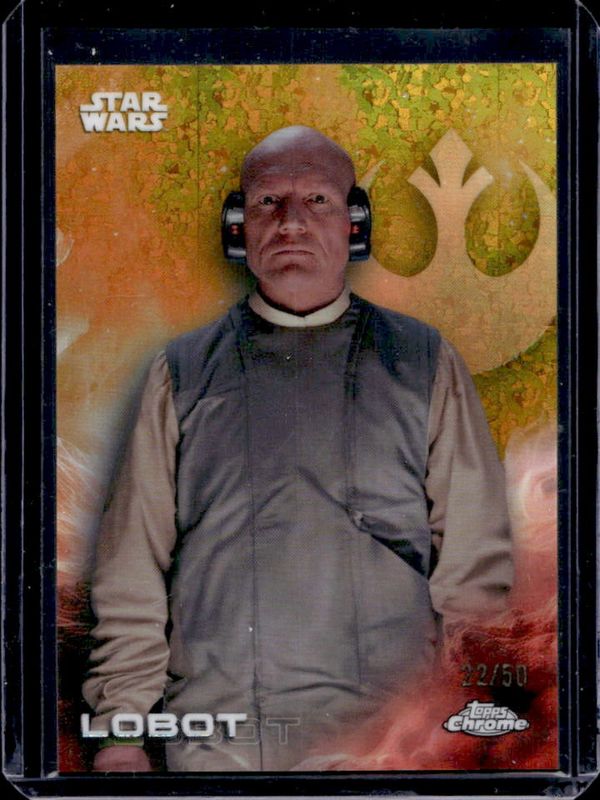 2025 Topps Chrome Star Wars #131 Gold Mini Diamonds Refractor /50
