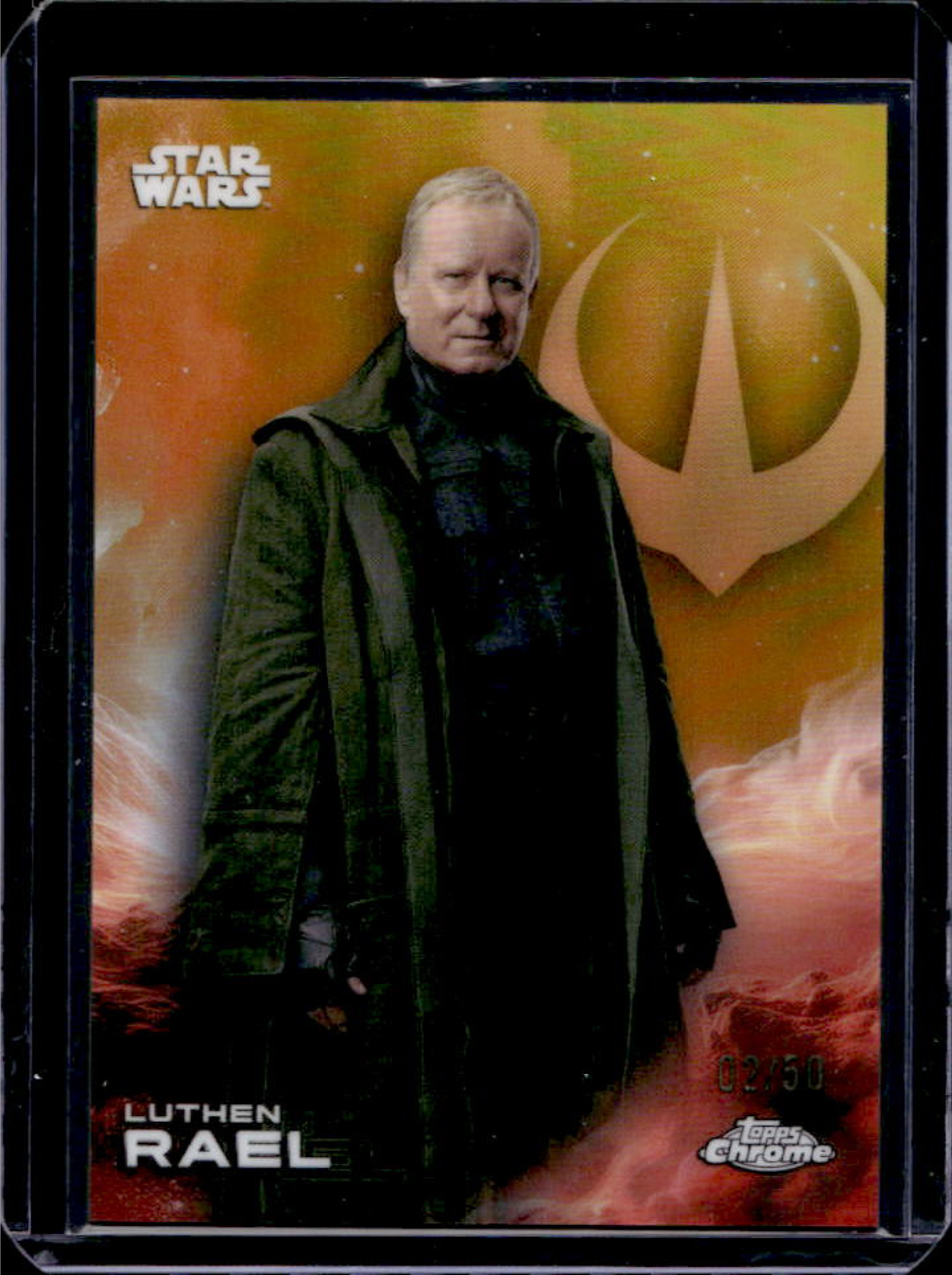 Luthen Rael 2025 Topps Chrome Star Wars #84 Gold Refractor /50 Price ...