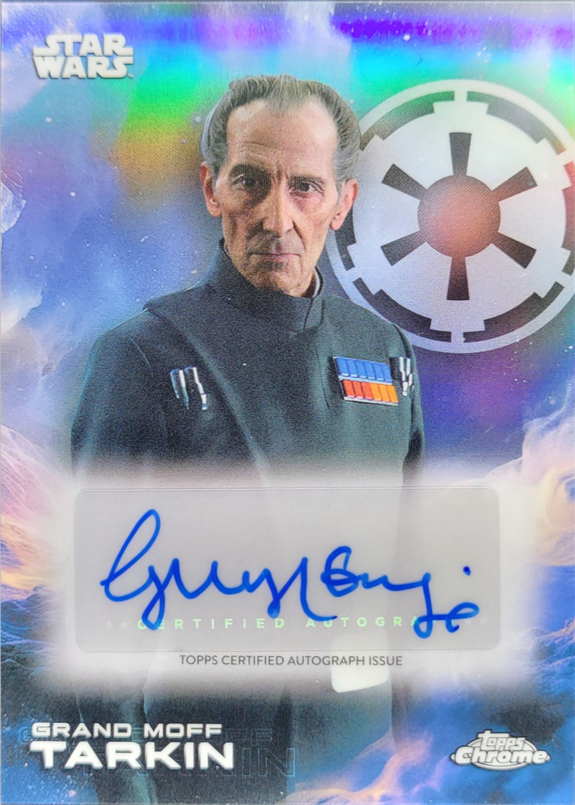 Grand Moff Tarkin 2025 Topps Chrome Star Wars #A-GH Autographs